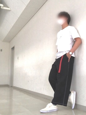 「RAGEBLUE（レイジブルー）のアイテム（レッグウェア）」を使った、araneさん（メンズ・173cm）の夏コーディネート