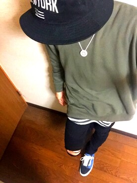 「Methodologyのアイテム」を使った、uさん（メンズ・165cm）の冬コーディネート