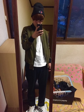 「Methodologyのアイテム」を使った、uさん（メンズ・165cm）の夏コーディネート