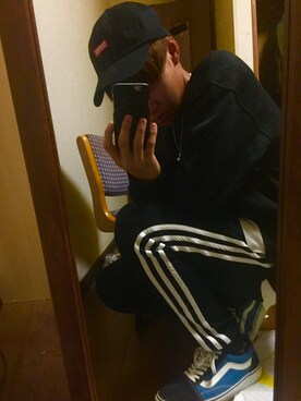 「JACKROSE（ジャックローズ）のアイテム（キャップ）」を使った、uさん（メンズ・165cm）の夏コーディネート