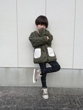 yu.さん(キッズ・130cm)の冬コーディネート