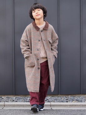 yu.さん（キッズ・130cm）の冬コーディネート