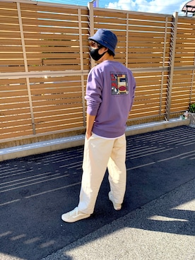 「Quash（クアッシュ）のアイテム」を使った、ぺいぺいさん（メンズ・176cm）の秋コーディネート