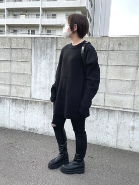 4yarn1【相互】さん（レディース・158cm）の冬コーディネート