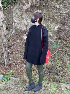 4yarn1【相互】さん（レディース・158cm）の冬コーディネート