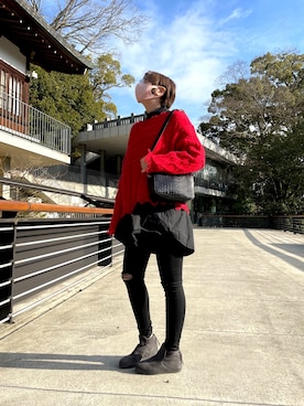4yarn1【相互】さん（レディース・158cm）の冬コーディネート