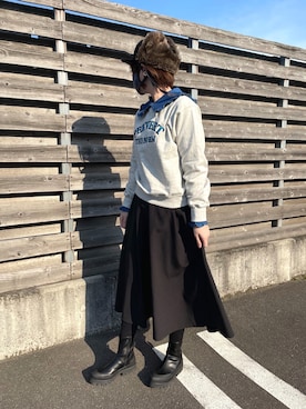 4yarn1【相互】さん（レディース・158cm）の冬コーディネート