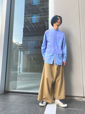「FOG ESSENTIALS（エフオージーエッセンシャルズ）のアイテム（シューズ）」を使った、taisho さん（メンズ・180cm）の秋コーディネート