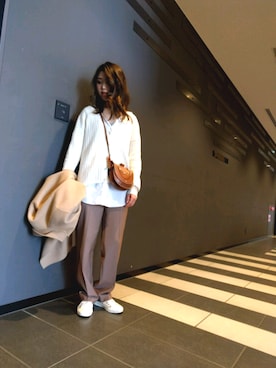 「theory（セオリー）のアイテム（バッグ）」を使った、ｍａｉさん（レディース・164cm）の春コーディネート