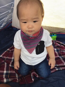 なゆらむさん（キッズ・80cm）の冬コーディネート