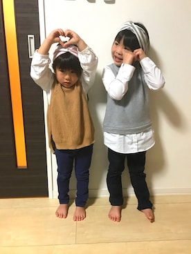 なゆらむさん（キッズ・110cm）の春コーディネート