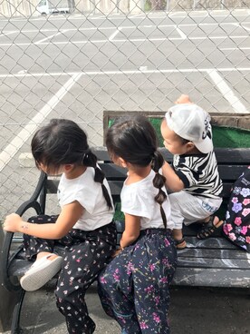 なゆらむさん（キッズ・80cm）の夏コーディネート