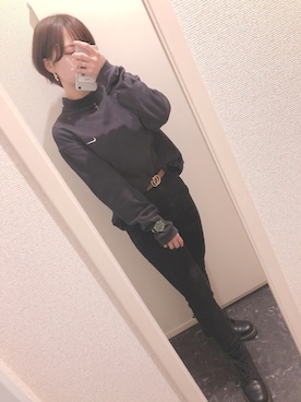 「マーチン女子」｜NOIRさん（レディース・158cm）の冬コーディネート