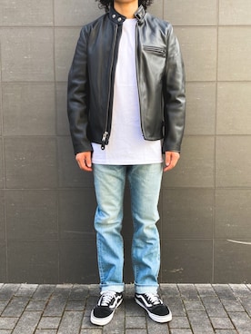 「Levi's」｜Nishiさん（メンズ・170cm）の秋コーディネート