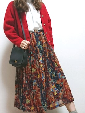 「GU ニット」｜ｶﾅｺさん（レディース・158cm）の秋コーディネート