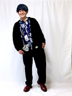 「FREAK'S STORE（フリークスストア）のアイテム（テーラードジャケット）」を使った、伊吹たろう拓巳(しののめ)さん（メンズ・164cm）の春コーディネート