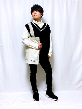 伊吹たろう拓巳(しののめ)さん（メンズ・164cm）の春コーディネート