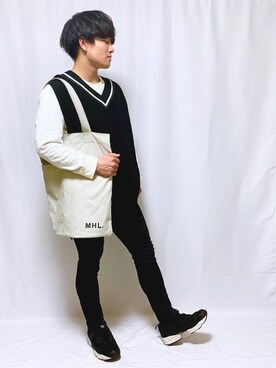 伊吹たろう拓巳(しののめ)さん（メンズ・164cm）の春コーディネート