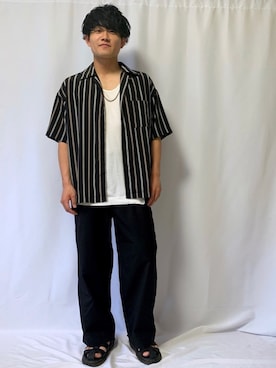 伊吹たろう拓巳(しののめ)さん（メンズ・164cm）の春コーディネート