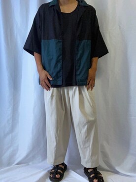 伊吹たろう拓巳(しののめ)さん（メンズ・164cm）の秋コーディネート