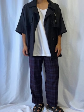 伊吹たろう拓巳(しののめ)さん（メンズ・164cm）の秋コーディネート