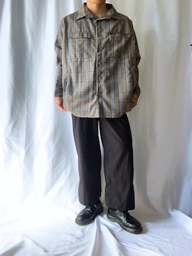 伊吹たろう拓巳(しののめ)さん(メンズ・164cm)の秋コーディネート