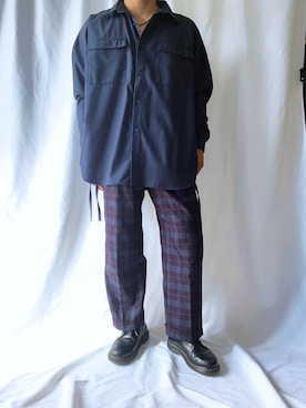 伊吹たろう拓巳(しののめ)さん（メンズ・164cm）の秋コーディネート