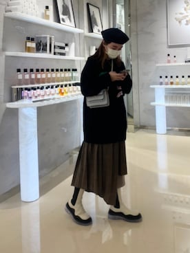 「ADER error（アーダーエラー）のアイテム（スカート）」を使った、Stella.Lさん（レディース・156cm）の秋コーディネート