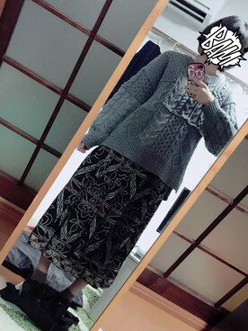 「CLANE（クラネ）のアイテム（MA-1）」を使った、yamacoさん（レディース・157cm）の秋コーディネート