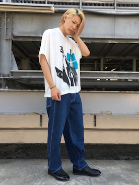 湯原健太さん（メンズ・178cm）の夏コーディネート