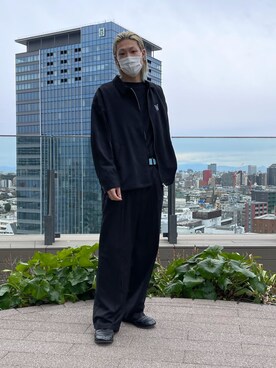 「DANKE SCHON（ダンケシェーン）のアイテム（スラックス）」を使った、湯原健太さん（メンズ・178cm）の冬コーディネート