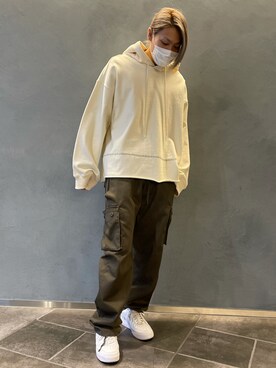 「DANKE SCHON（ダンケシェーン）のアイテム（パーカー）」を使った、湯原健太さん（メンズ・178cm）の春コーディネート