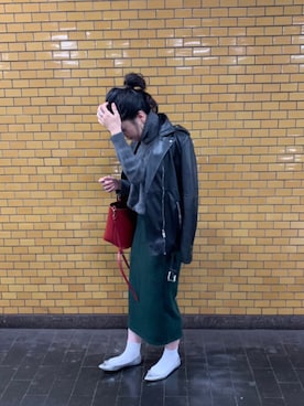 「ELFORBR（エルフォーブル）のアイテム」を使った、Miku さん（レディース・163cm）の秋コーディネート