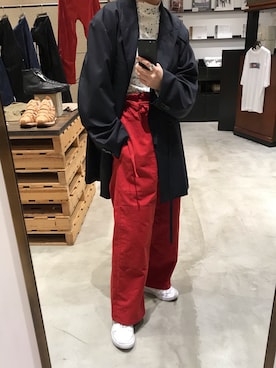 「TUKI（ツキ）のアイテム（パンツ）」を使った、増井春妃/masui haruhiさん（レディース・162cm）の夏コーディネート