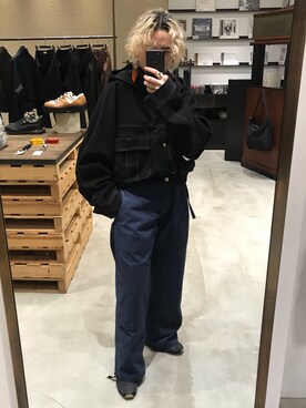 「TUKI（ツキ）のアイテム（パンツ）」を使った、増井春妃/masui haruhiさん（レディース・162cm）の秋コーディネート