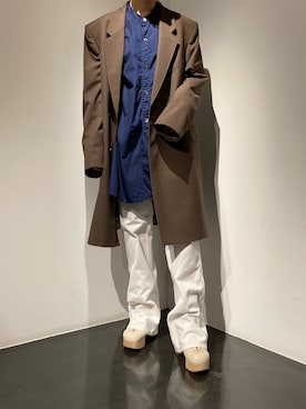 「LEMAIRE（ルメール）のアイテム（ジャケット/アウター）」を使った、増井春妃/masui haruhiさん（レディース・162cm）の冬コーディネート