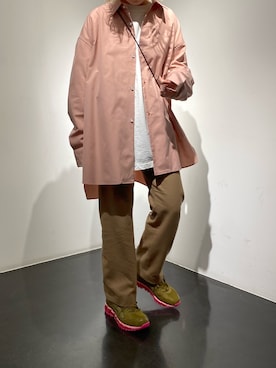 「SHINYAKOZUKA（シンヤコヅカ）のアイテム」を使った、増井春妃/masui haruhiさん（レディース・162cm）の冬コーディネート