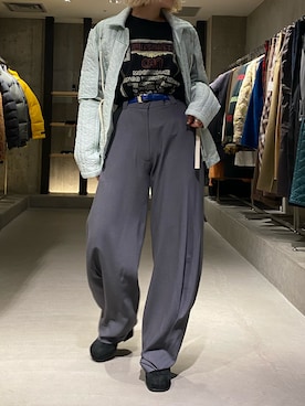 「CRAIG GREEN（クレイググリーン）のアイテム」を使った、増井春妃/masui haruhiさん（レディース・162cm）の冬コーディネート