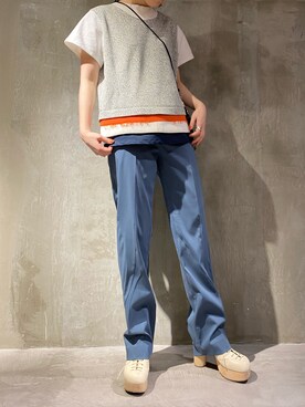 「NAMACHEKO（ナマチェコ）のアイテム」を使った、増井春妃/masui haruhiさん（レディース・162cm）の冬コーディネート