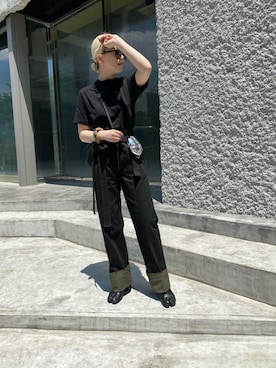 「fitfor（フィットフォー）のアイテム」を使った、増井春妃/masui haruhiさん（レディース・162cm）の夏コーディネート