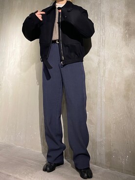 「GARDEN TOKYO（ガーデントウキョウ）のアイテム（ブルゾン）」を使った、増井春妃/masui haruhiさん（レディース・162cm）の秋コーディネート