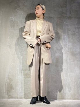 「秋のカフェオレコーデ」｜増井春妃/masui haruhiさん（レディース・162cm）の秋コーディネート