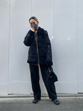 「RANDOM IDENTITIES（ランダムアイデンティティーズ）のアイテム」を使った、増井春妃/masui haruhiさん（レディース・162cm）の秋コーディネート