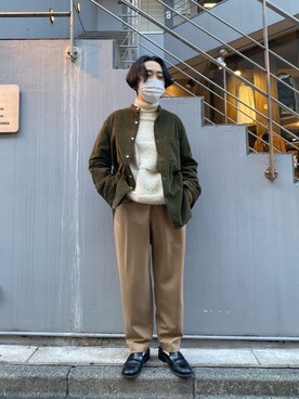 増井春妃/masui haruhiさん（レディース・162cm）の冬コーディネート