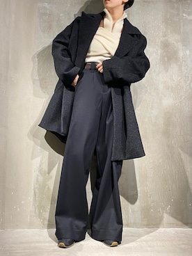 「GmbH（ゲーエムベーハー）のアイテム」を使った、増井春妃/masui haruhiさん（レディース・162cm）の冬コーディネート