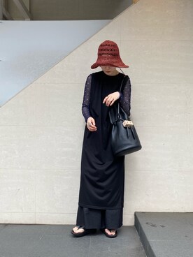 「B2nd」｜「アイテム（ワンピース/ドレス）」を使った、増井春妃/masui haruhiさん（レディース・162cm）の夏コーディネート
