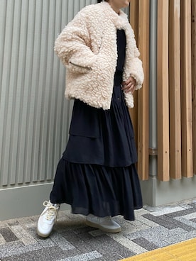 「Uncut Bound（アンカットバウンド）のアイテム」を使った、増井春妃/masui haruhiさん（レディース・162cm）の秋コーディネート