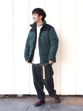 松本幸弦さん(メンズ・162cm)の冬コーディネート