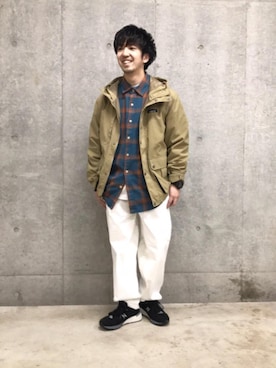 「SIERA TEX」｜松本幸弦さん（メンズ・162cm）の冬コーディネート