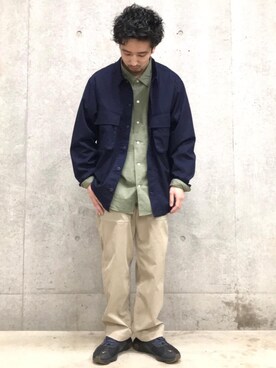 松本幸弦さん（メンズ・162cm）の春コーディネート